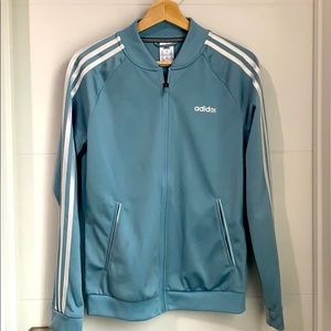 Adidas turquoise bomber - bright & fun!